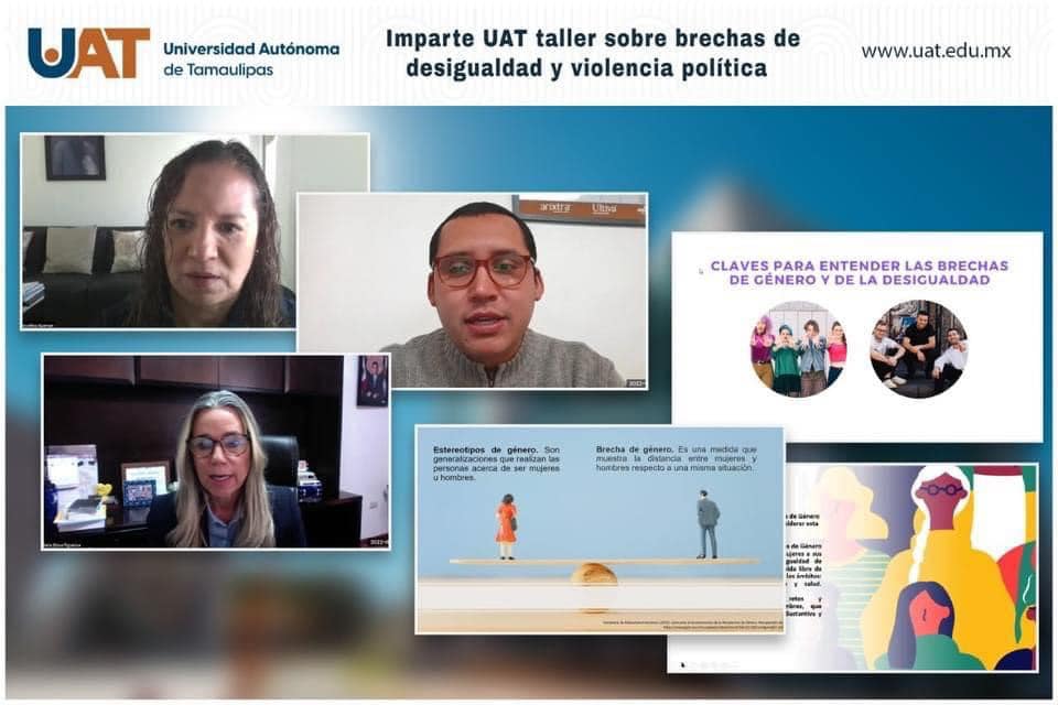 Imparten en la UAT taller sobre brechas de desigualdad y violencia política