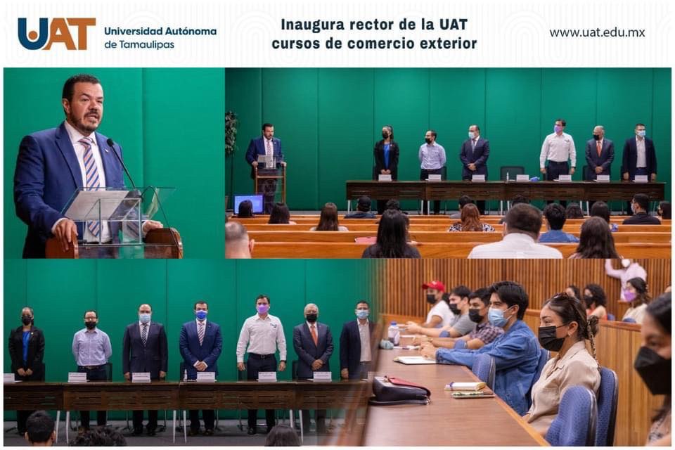 Inaugura Rector de la UAT ciclo de cursos en Comercio Exterior