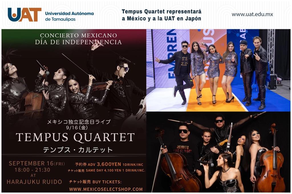 Tempus Quartet representará a México y a la UAT en Japón