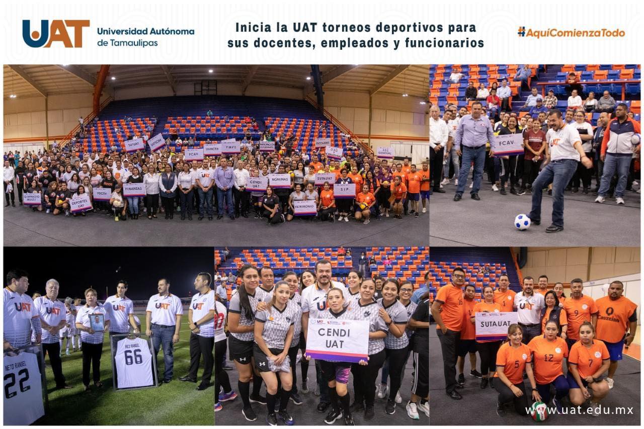 Reactiva UAT torneos deportivos para sus docentes, empleados y directivos