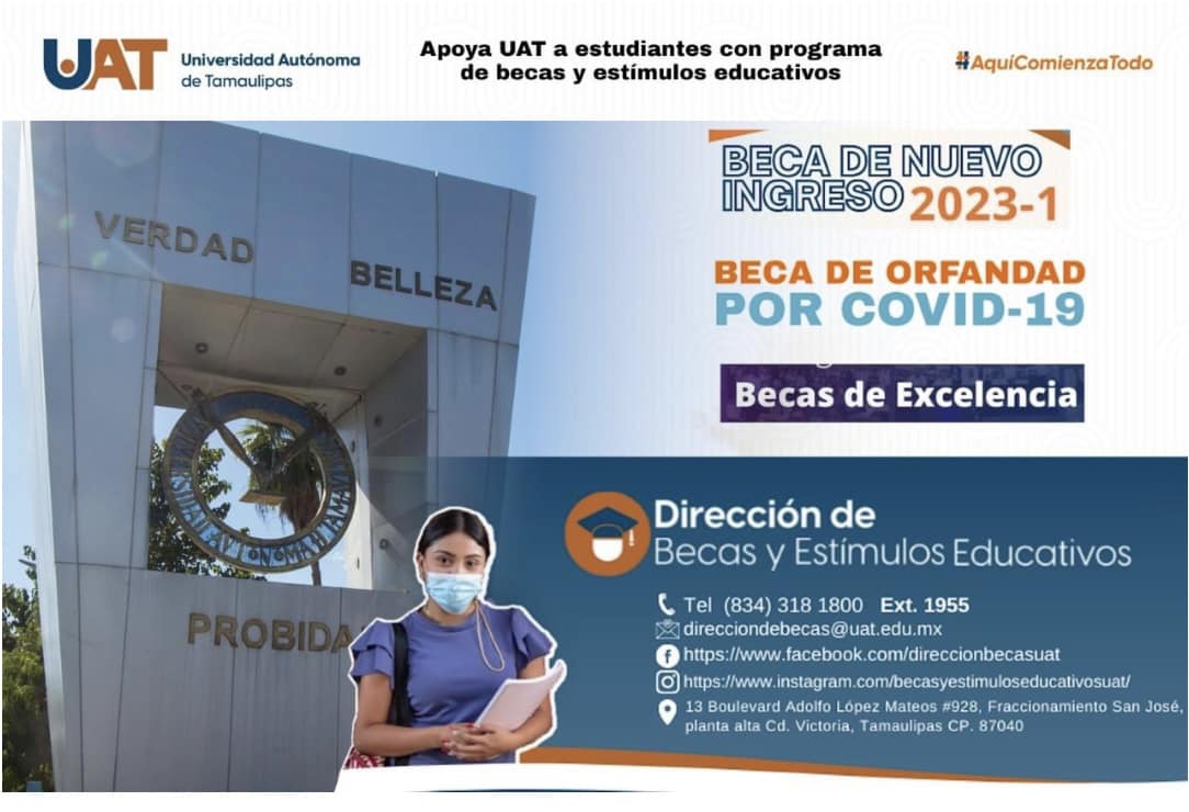 Apoya UAT a estudiantes con programa de becas y estimulos educativos