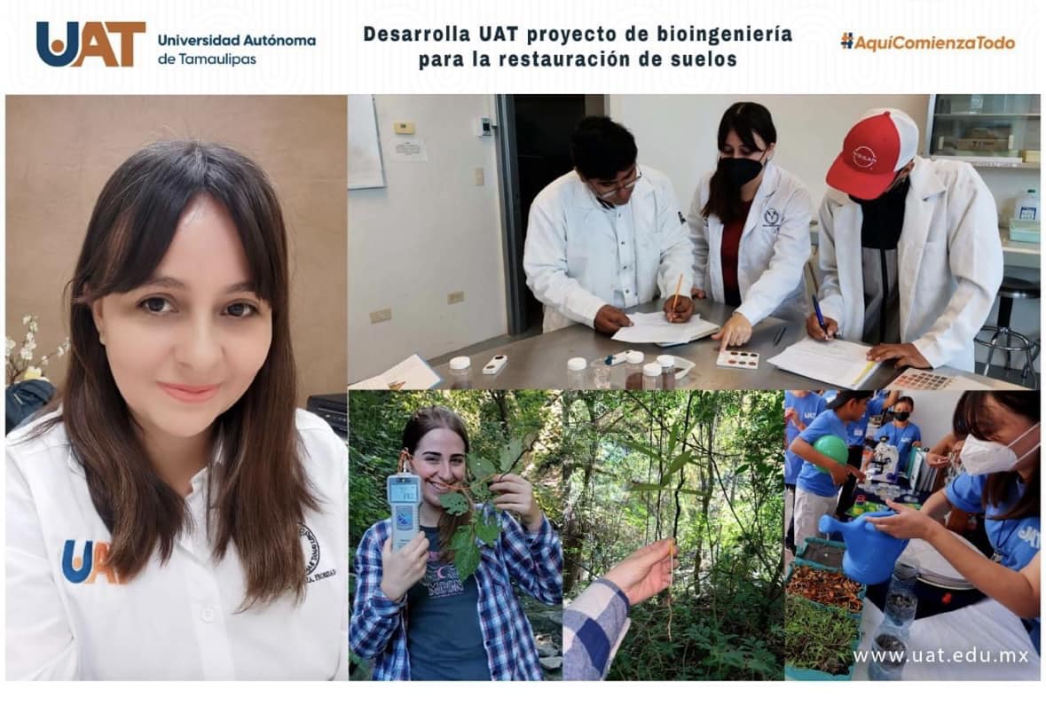 Desarrolla UAT proyecto de bioingeniería para la restauración de suelos