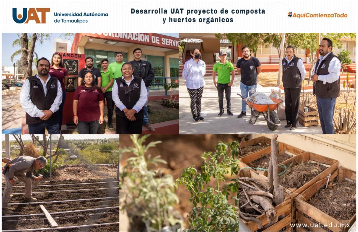 Desarrolla UAT proyecto de composta y huertos orgánicos