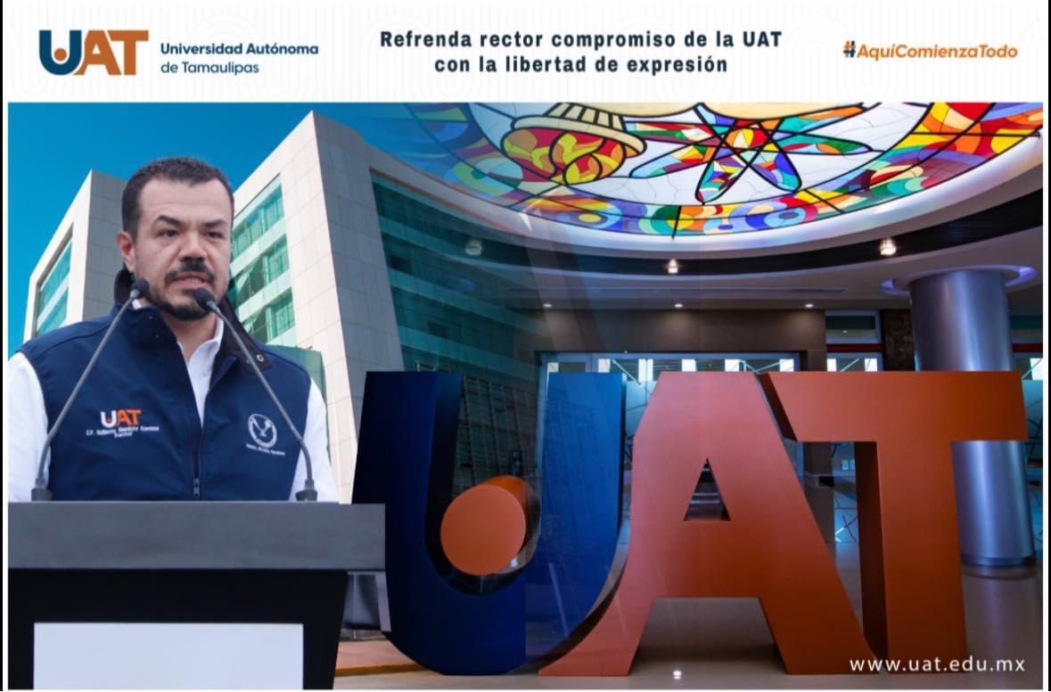 Refrenda rector compromiso de la UAT con la libertad de expresión