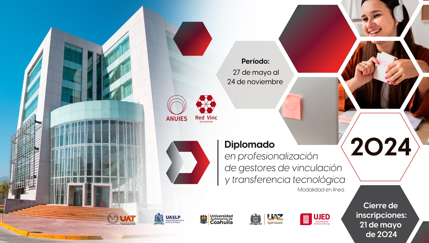 Invita la UAT a cursar el diplomado en vinculación y transferencia tecnológica