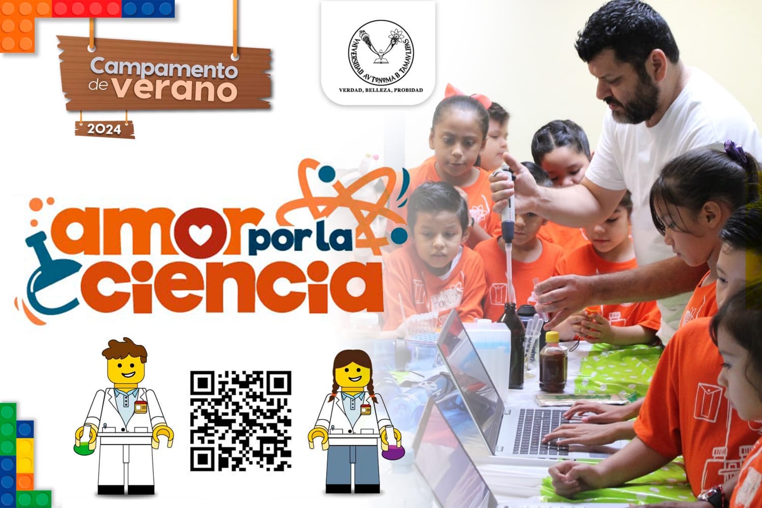 Organiza la UAT campamento de verano científico infantil “Amor porla ciencia”