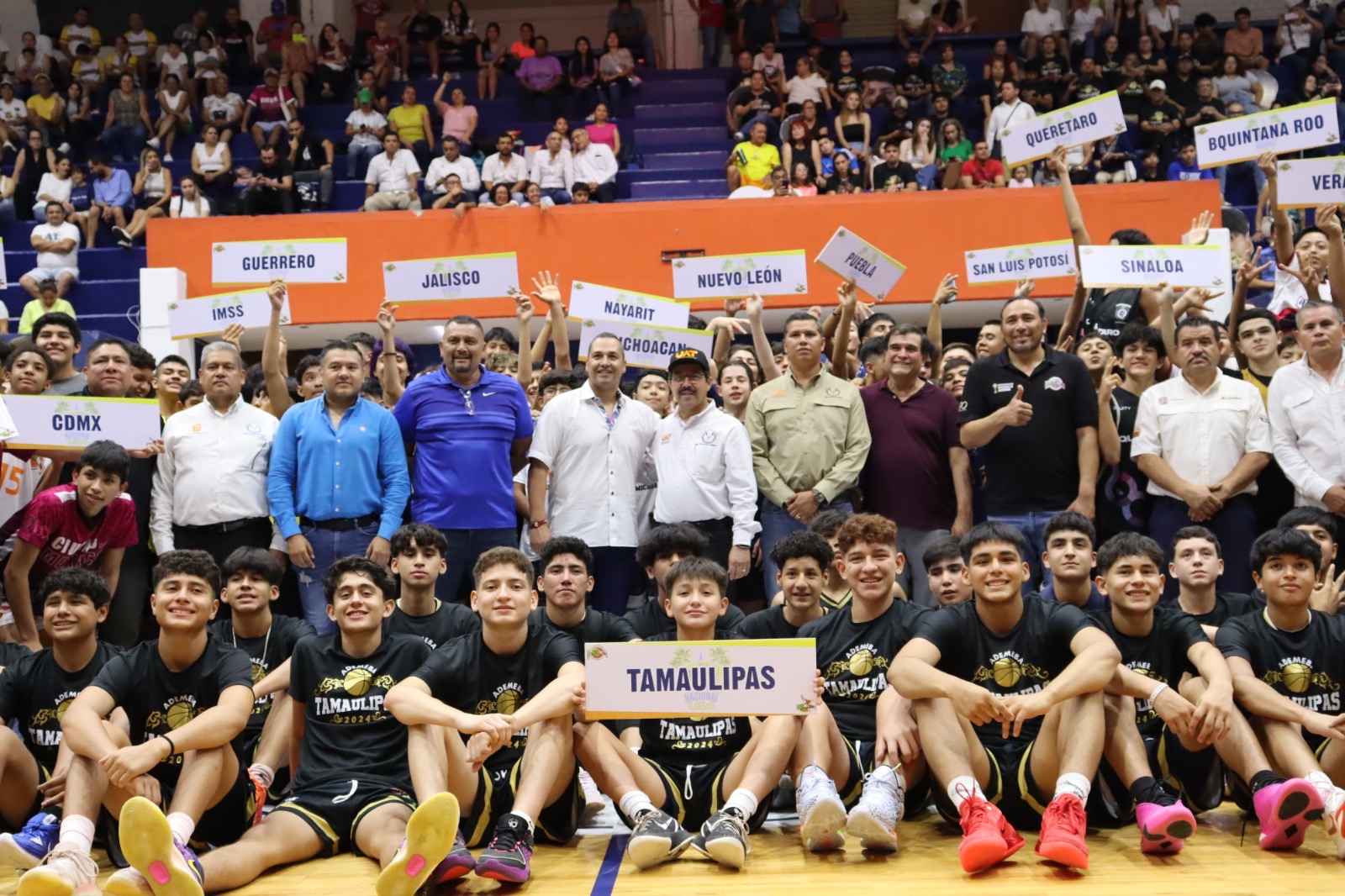 Inauguran en la UAT el Campeonato Nacional de Básquetbol U-14 de la ADEMEBA