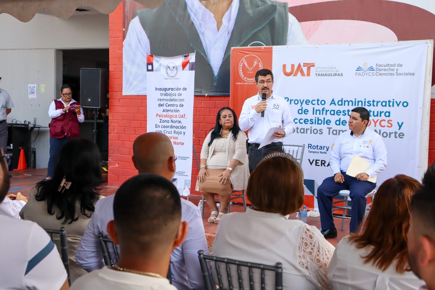 Dotará la UAT de espacios accesibles para la educación inclusiva en el Campus Tampico