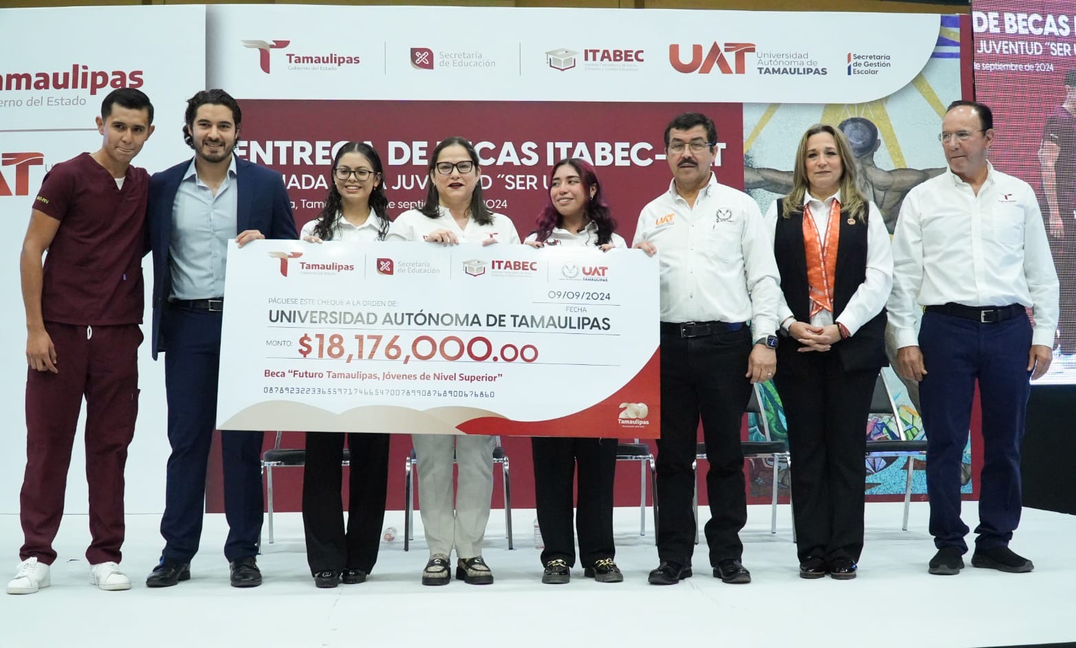 Más de 9 mil estudiantes de la UAT reciben la Beca “Futuro Tamaulipas