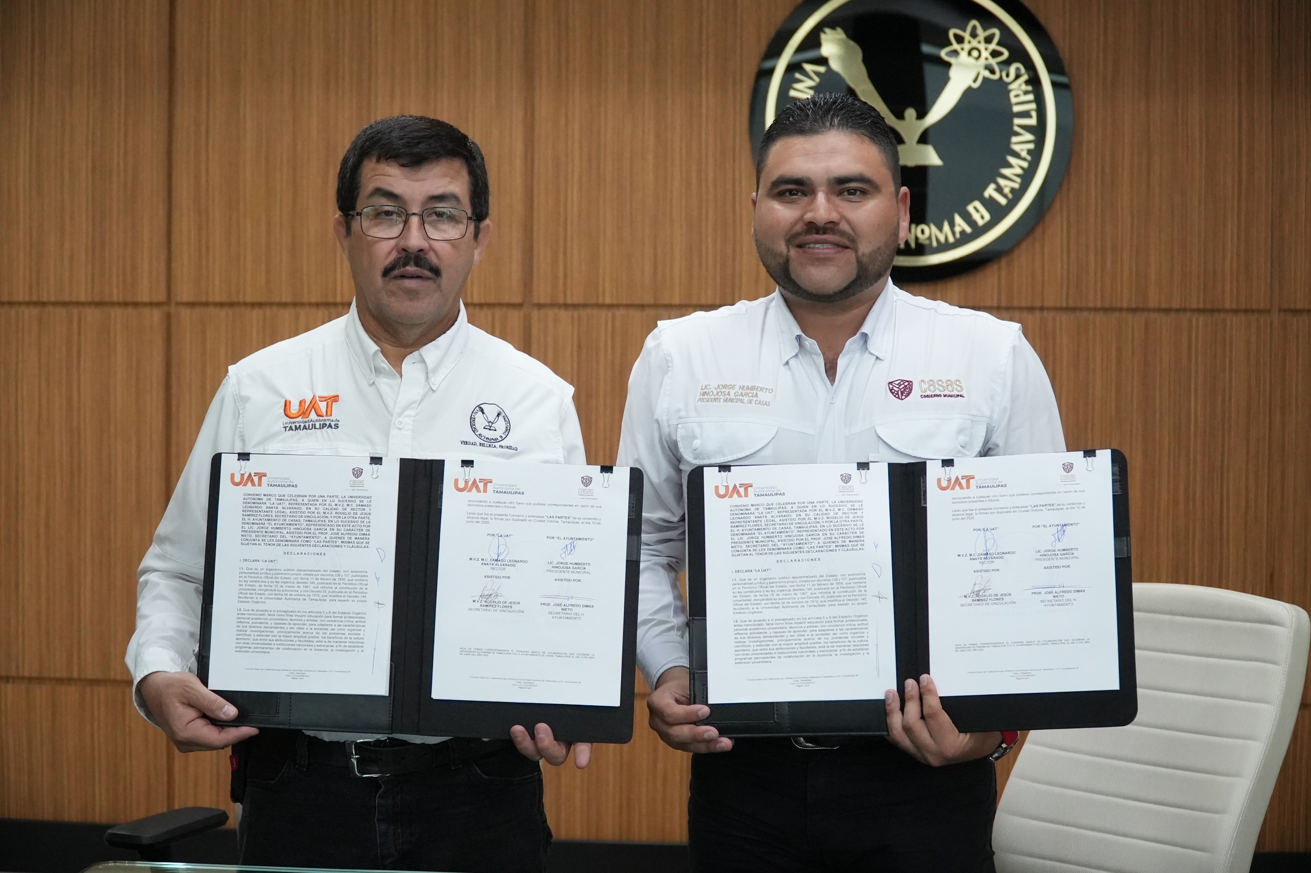 La UAT y Ayuntamiento de Casas fortalecen colaboración institucional 