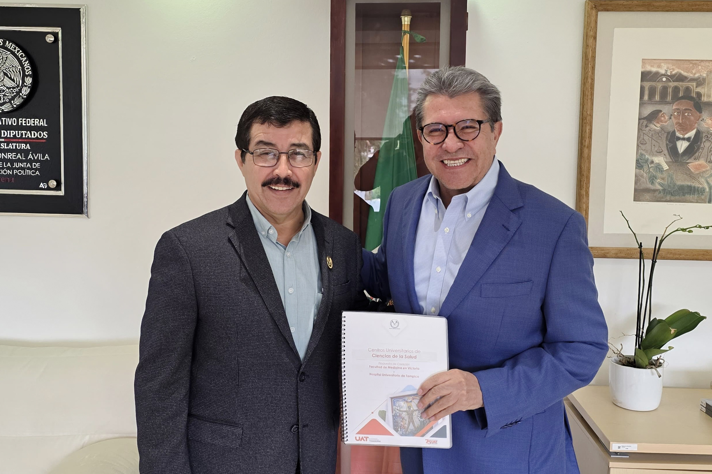 Avanza proyecto de Facultad de Medicina de la UAT en Victoria y Hospital Universitario 