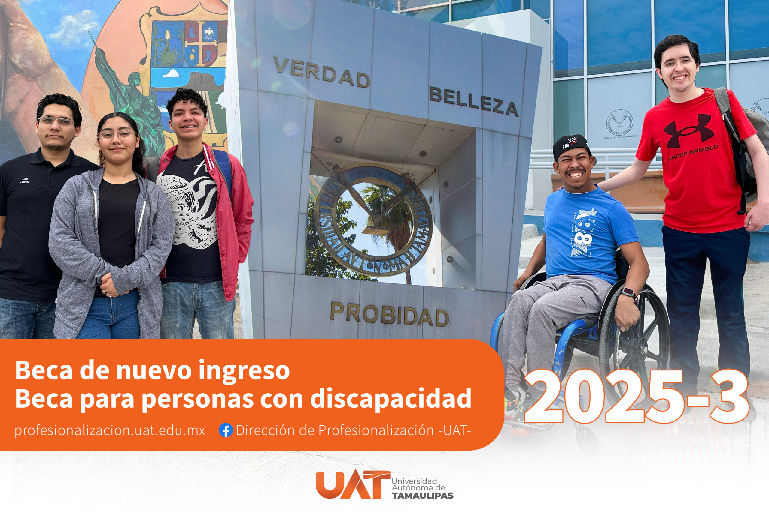 Lanza la UAT programas de becas para nuevo ingreso y estudiantes con discapacidad 