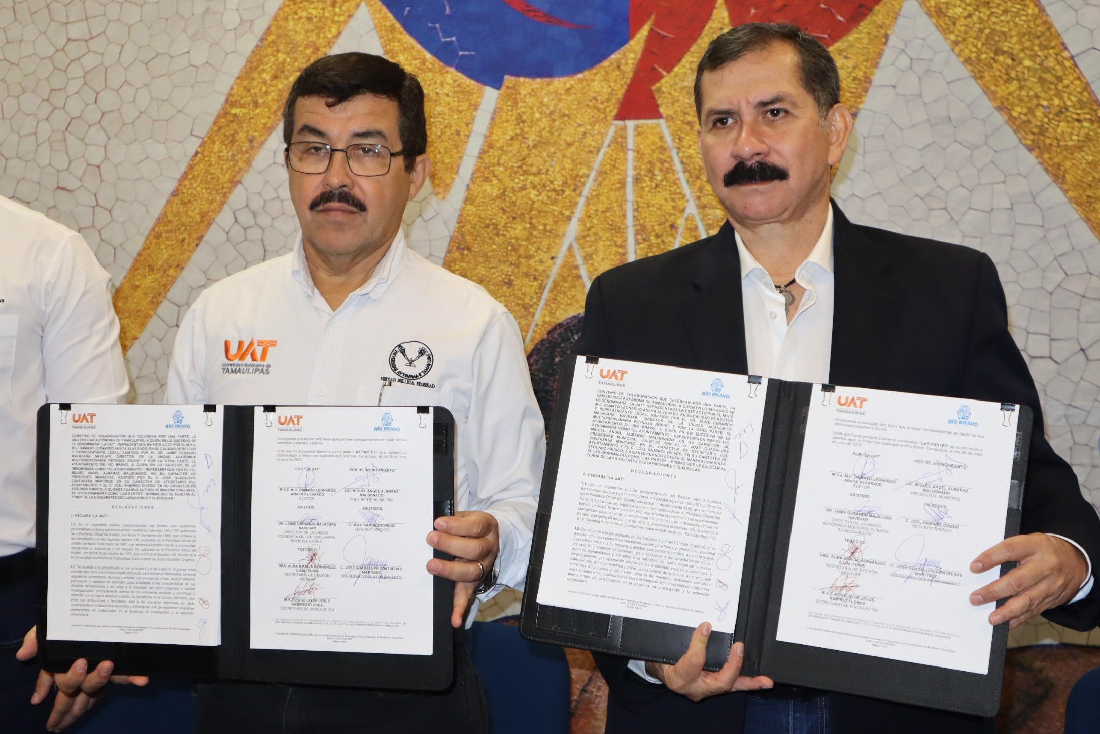 Fortalece la UAT alianzas con Ayuntamiento de Río Bravo 