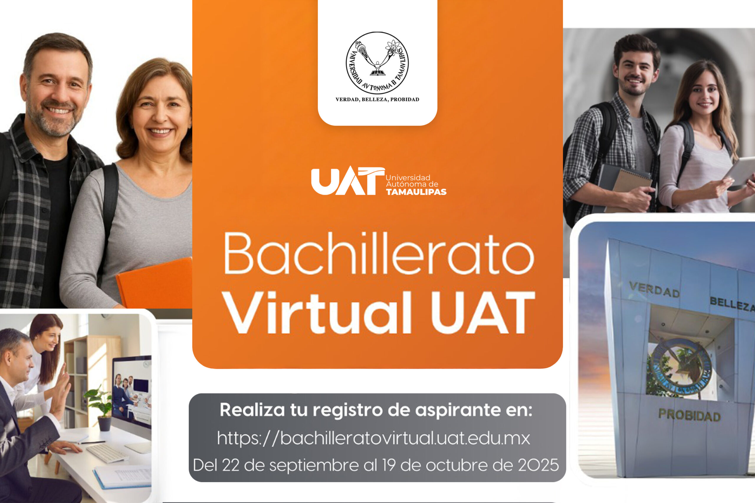 Abre la UAT convocatoria para estudiar la prepa en línea 