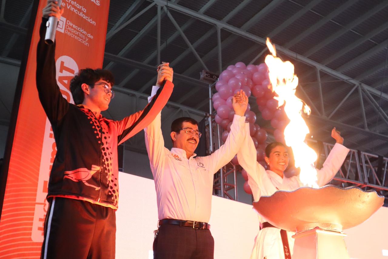 Inaugura rector Juegos Interfacultades UAT Zona Norte 2025 