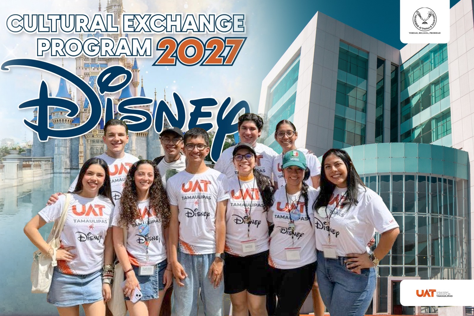 Disney convoca a estudiantes de la UAT para el Programa de Intercambio Cultural 2027